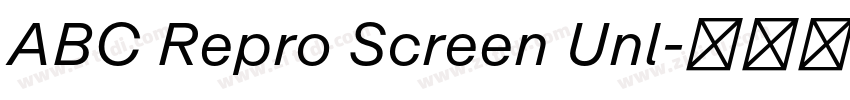 ABC Repro Screen Unl字体转换 ABC Repro Screen Unl字体转换